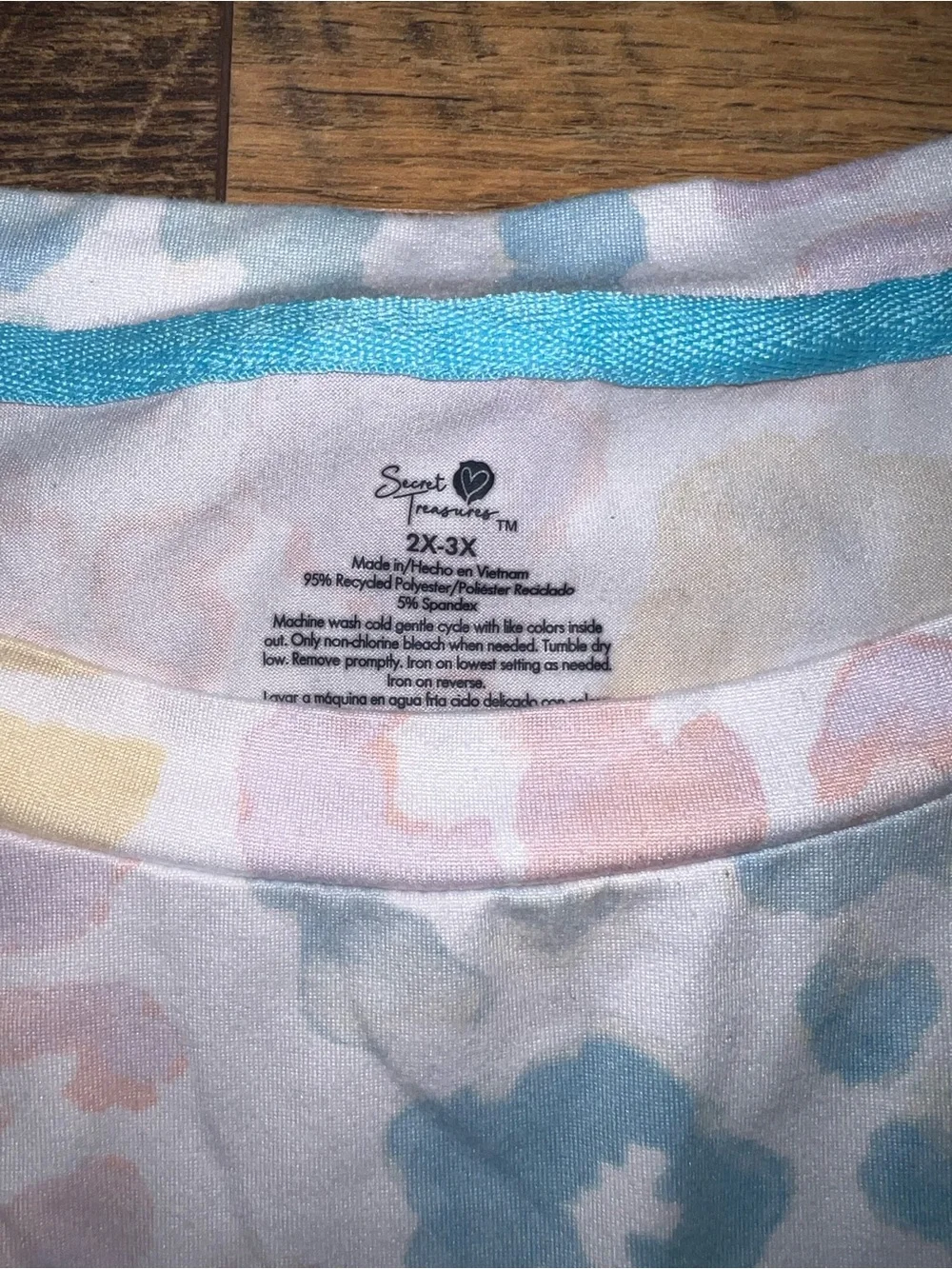 Secret Treasures Pastel Leopard Print Muumuu